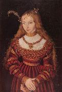 Portrat der Prinzessin Sibylle von Cleve als Braut Lucas Cranach